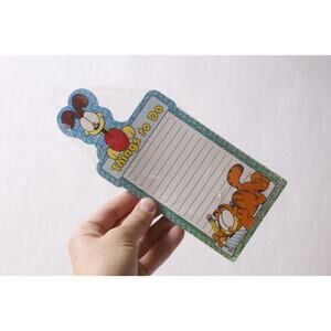 Garfield Things to Do Magnetic Pad Notes Shopping List ~ 260325-WH 1040